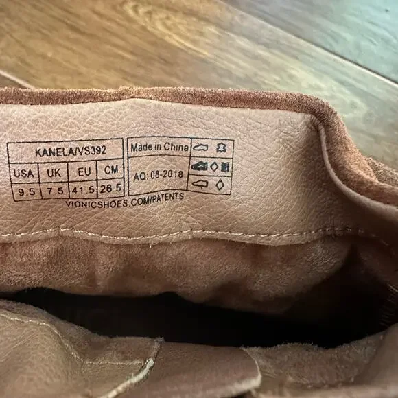 Vionic Kanela Women's Heeled Bootie brown slouchy suede boots 9.5 - Picture 13 of 16